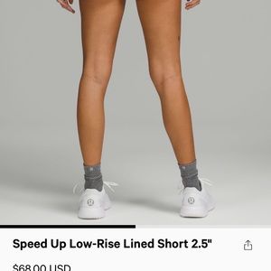 White Lululemon Shorts